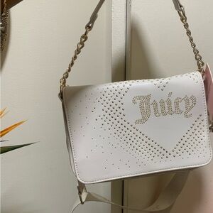 Juicy Couture Crystals Perforated Shoulder Bag